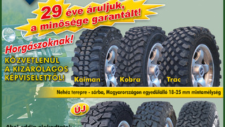 FEHOVA 2026 akció a Ficsór Autóháznál Malatesta terepgumikra
